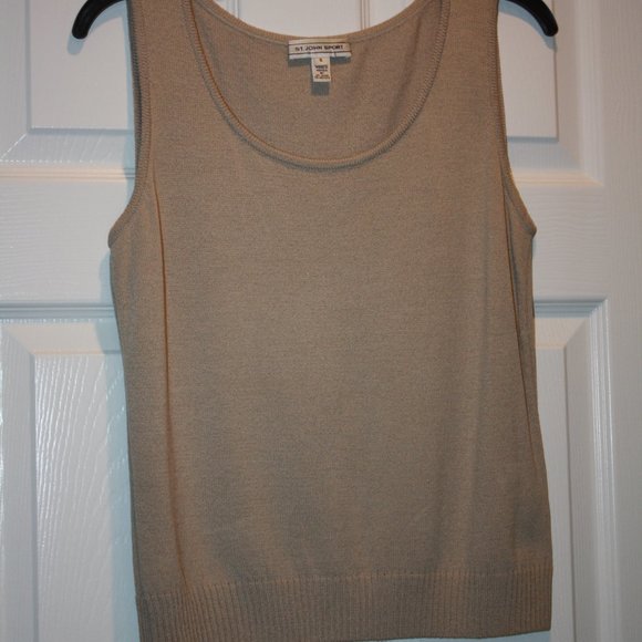 ST JOHN SPORT KNIT TANK ST JOHN 🌵SMALL - Picture 1 of 4